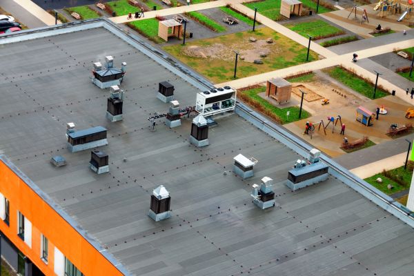 Flat Roof Inspection in Deland
