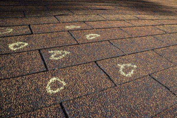 Hail Damage Roof Inspection in Deland