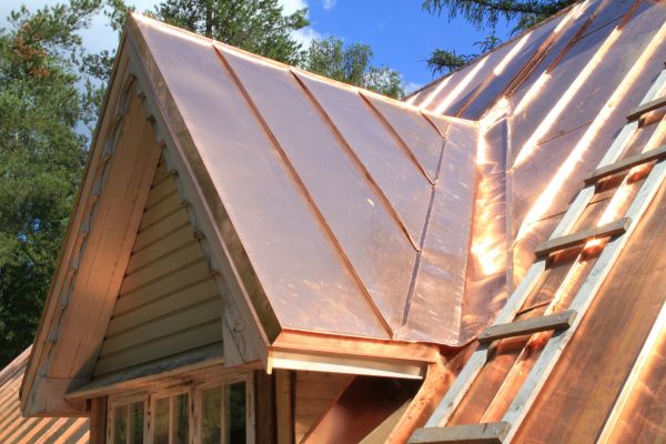 Copper Roof Construction in Deland