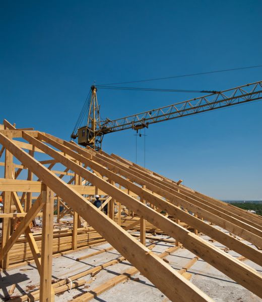 A Frame Roof Installation in Deland